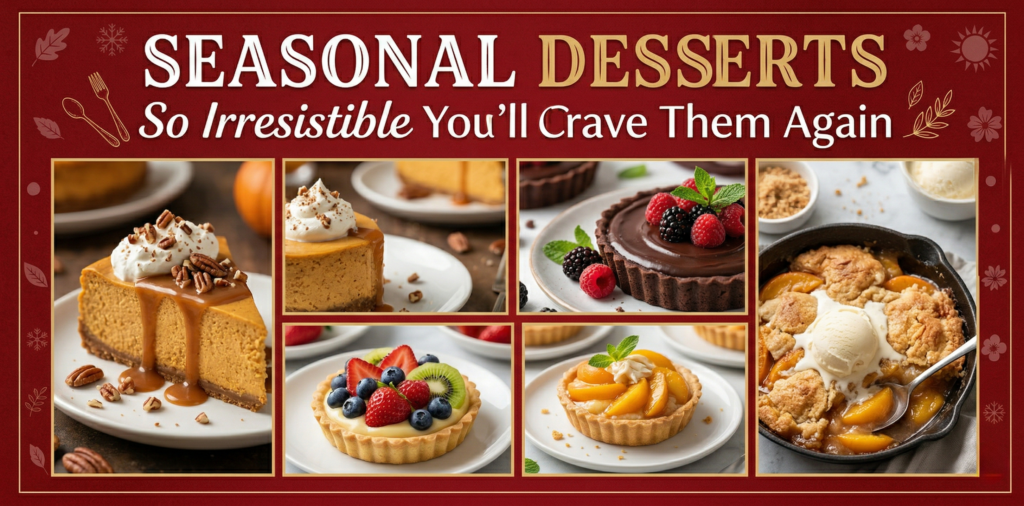 Seasonal Desserts So Irresistible You’ll Crave Them Again