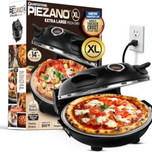 PIEZANO XL 14 Inch Electric Indoor Pizza Oven Heats